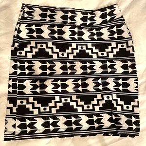 Tee by Big Star Ikat print Mini Skirt XS